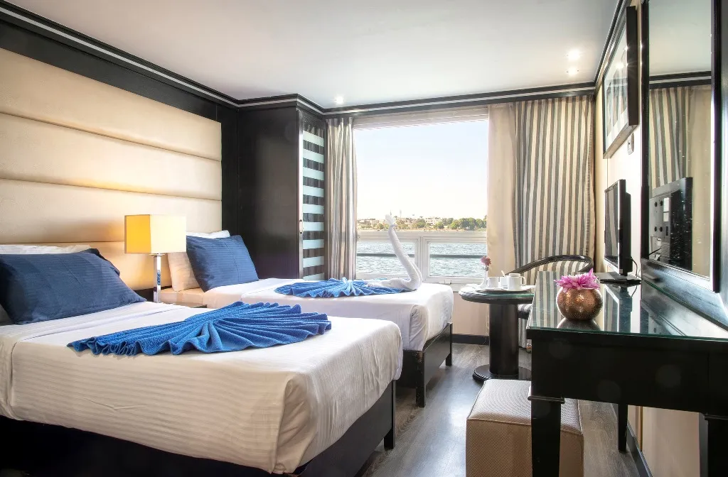 Cabin aboard the MS Nile Style Nile Cruise Nile cruise
